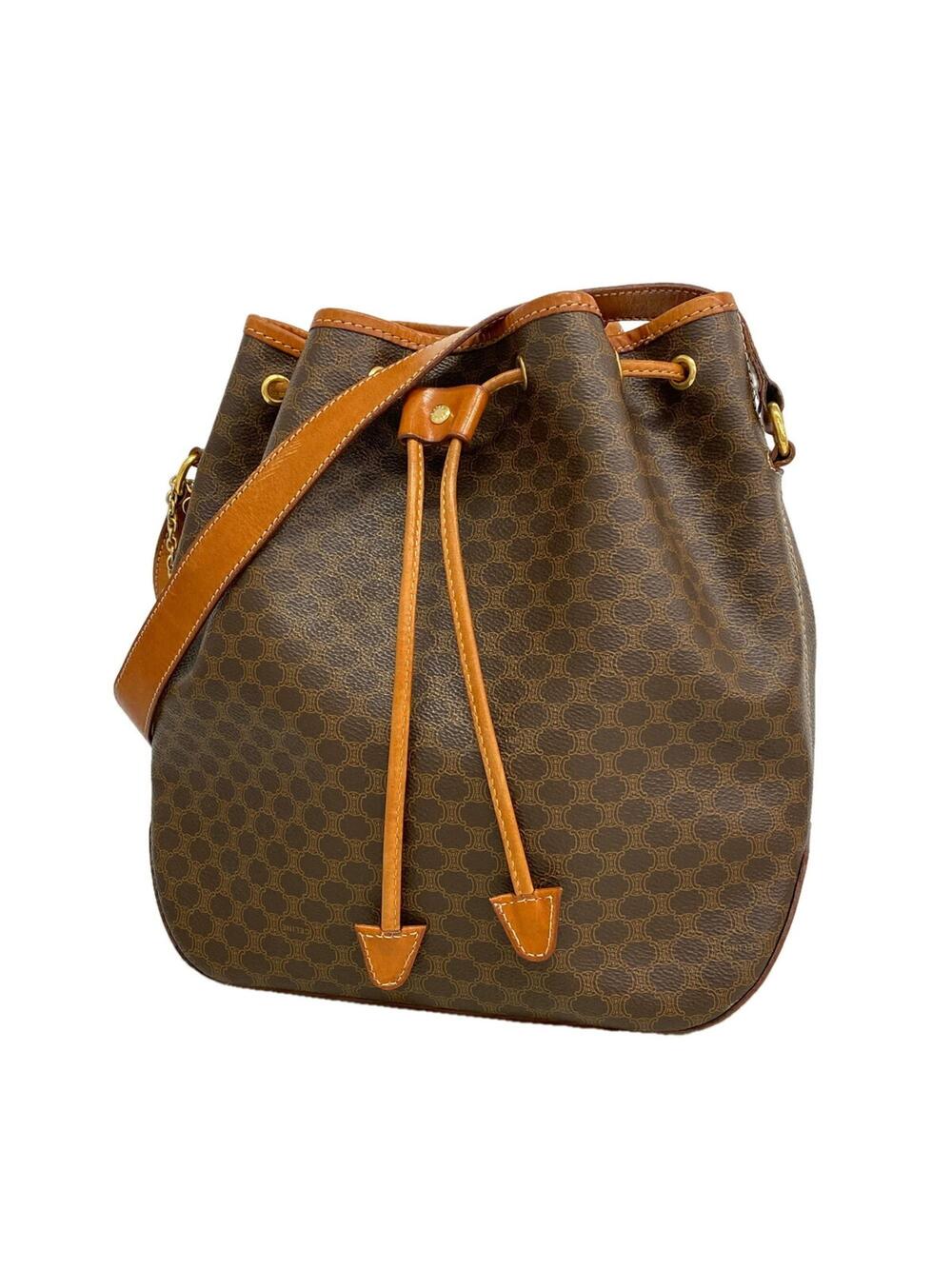 Celine Vintage Backpack Macadam Canvas #368072C50B